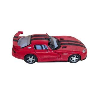 Kinsmart 5 Inch Dodge Viper GTS-R Red Hardtop Diecast Car 1:36 Pull Back Action